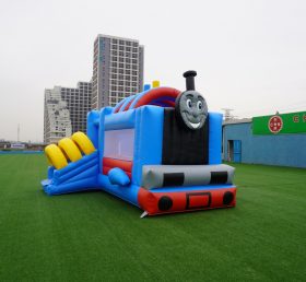 T2-2865 Inflatable Thomas Train Jumping Bouncy Castle Air Bounce House Bouner Thomas The Train