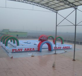 T11-931 Inflatable Race Track Challenge Sport Game