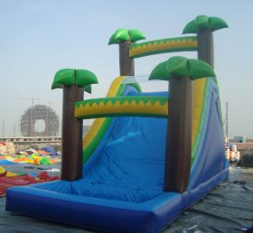 T8-247 Jungle Themed Inflatable Slides