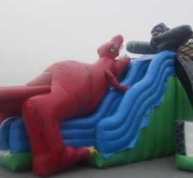 T8-376 Gorilla Dinosaur Inflatable Slide