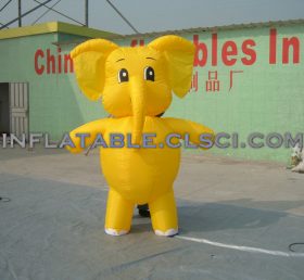 M1-22 Yellow Elephant Inflatable Moving Cartoon