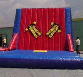 T11-203 High Quality Funny Inflatable Games Inflatable Velcoros Wall