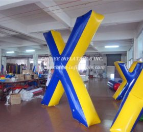 T11-2112 Inflatable X Bunkers For Speedball Games