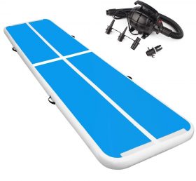 AT1-083 Airtrack Tumbling Mat,Length Ft Inflatable Gymnastics Air Track Mat Air Floor Mat+Electric Pump Training/Cheerleading