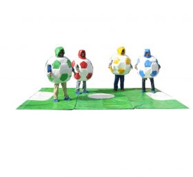 SS1-5 Adult Football Sumo Set 4 Suits 1 Mat