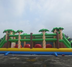 T7-511 Jungle Theme Inflatable Obstacles Courses