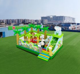 T6-506 Jungle Theme Giant Inflatable Playground For Kids