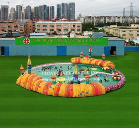 Pool3-102 Castle Inflatable Pools Water Park