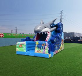 T8-4202 Shark Inflatable Slide