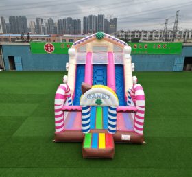 T2-4915 Candy Bouncy Castle Slide