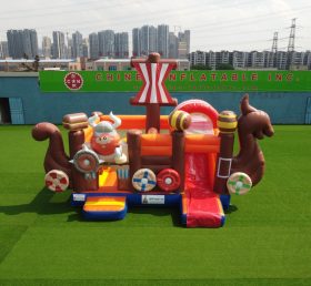 T2-3194 Pirate Ship Inflatable Playground