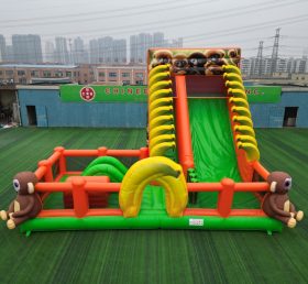 T6-4388 Monkey Inflatable Slide Funcity